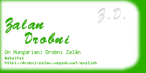 zalan drobni business card